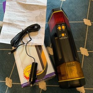 Suntone Multi-Purpose Fluorscent Lantern 12 In 1 w/Safety Blinkers 1990s VINTAGE